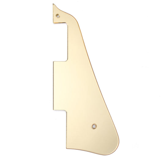 Musiclily Guitar Pickguard for China Made Epiphone Les Paul Standard Modern Style, 1Ply Gold Mirror Acrylic
