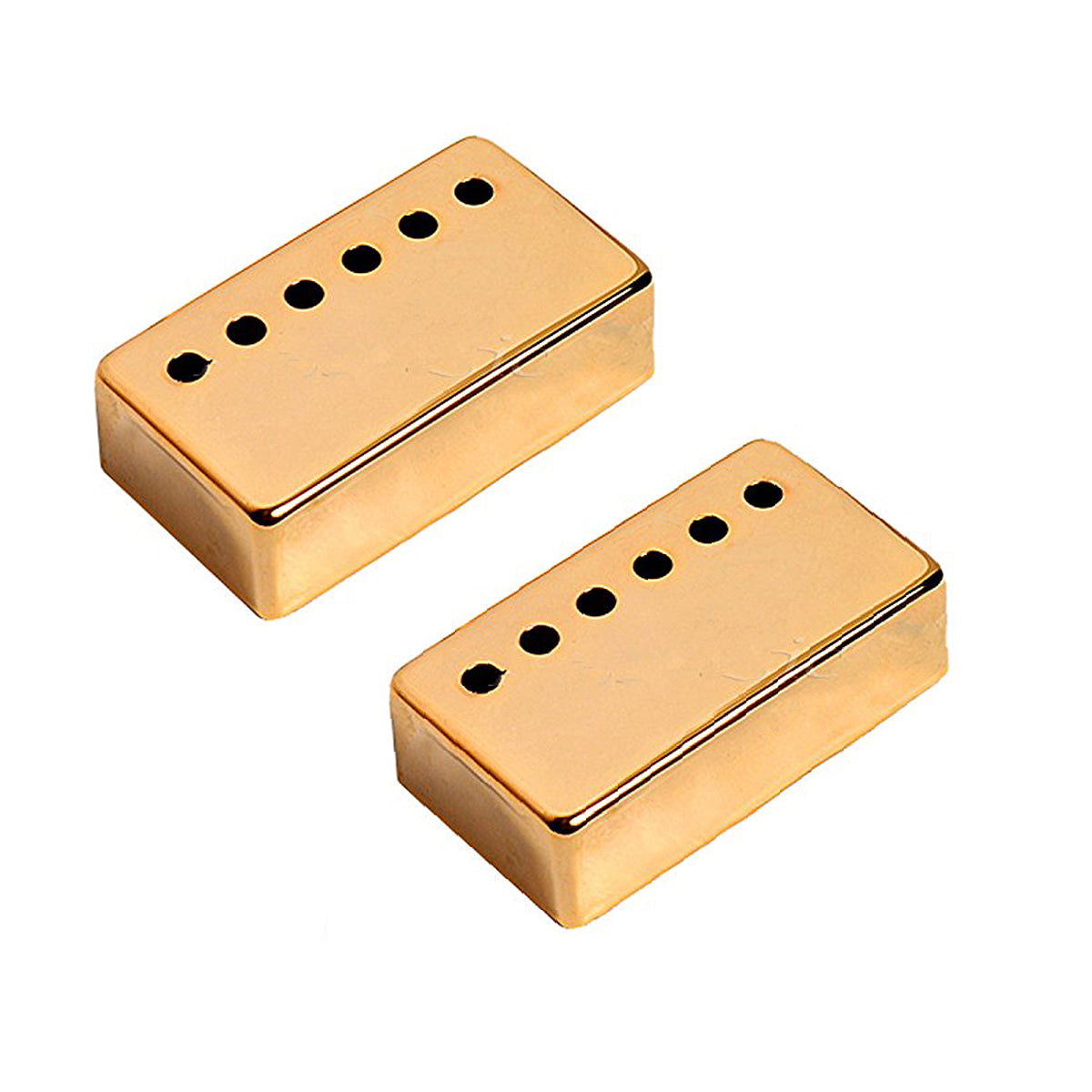 Musiclily 50mm and 52mm Metal Guitar Humbucker Pickup Covers Set,Gold