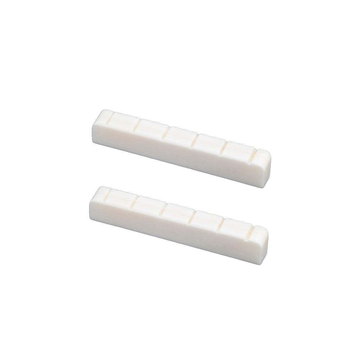 Musiclily Slotted 6 String Classical Guitar Bone Nut,DJ-03 52x6x9/8.5mm (2 Pieces)