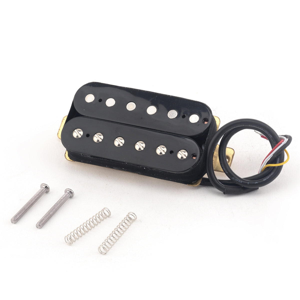 Musiclily Pro 52mm Alnico 5 Humbucker Pickup for Electric Guitar Bridge, Black