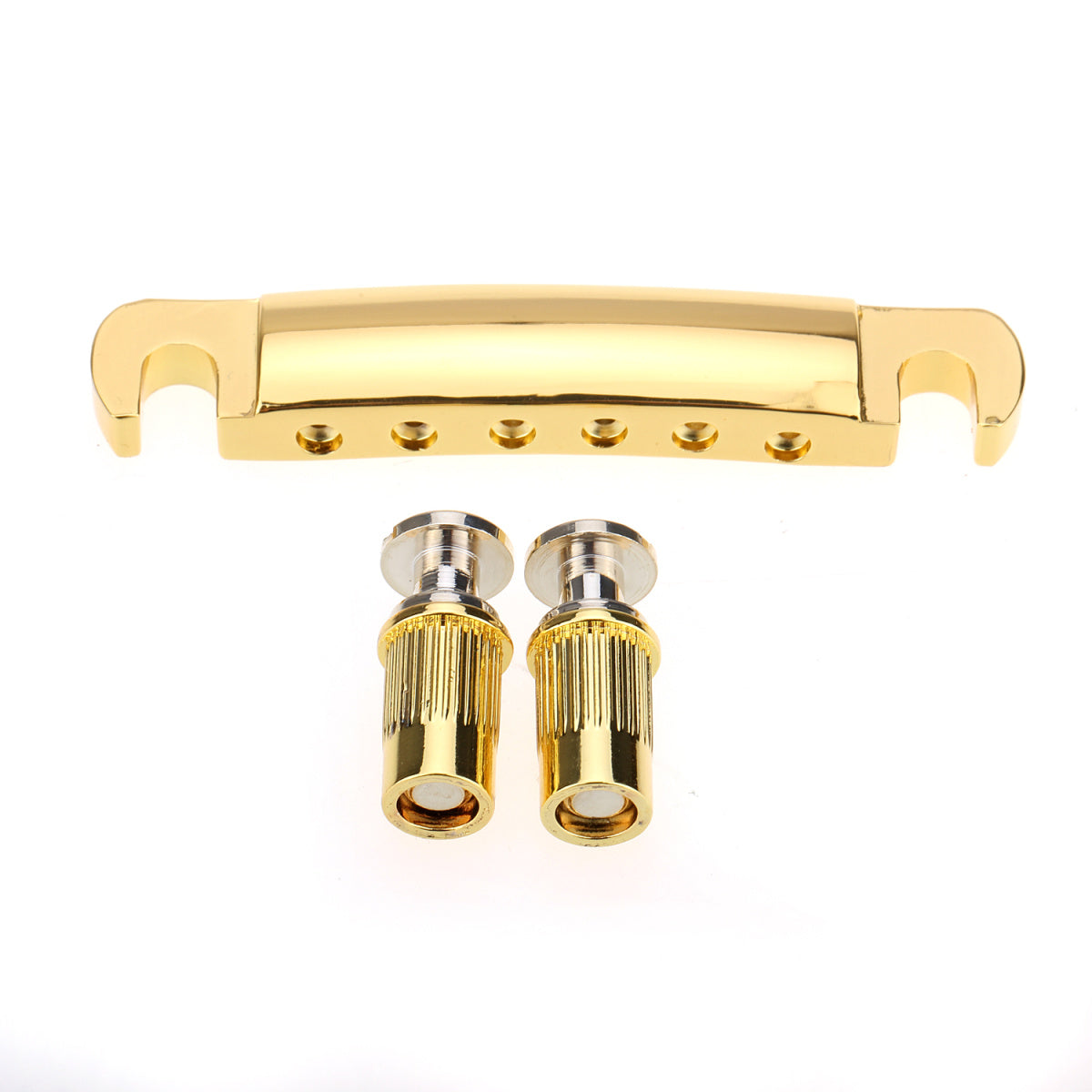 Musiclily Pro 52.5mm TOM Tune-o-matic Tailpiece for China made Epiphone Les Paul Guitar Replacement, Gold