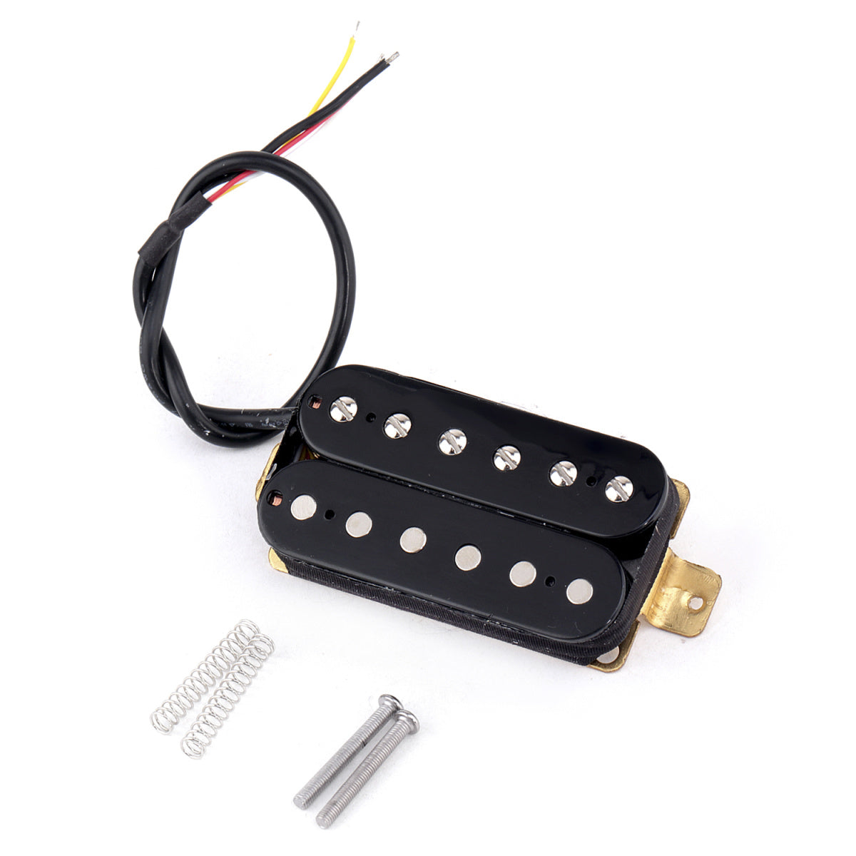 Musiclily Pro Alnico 5 Humbucker Pickup for Electric Guitar Bridge, Black