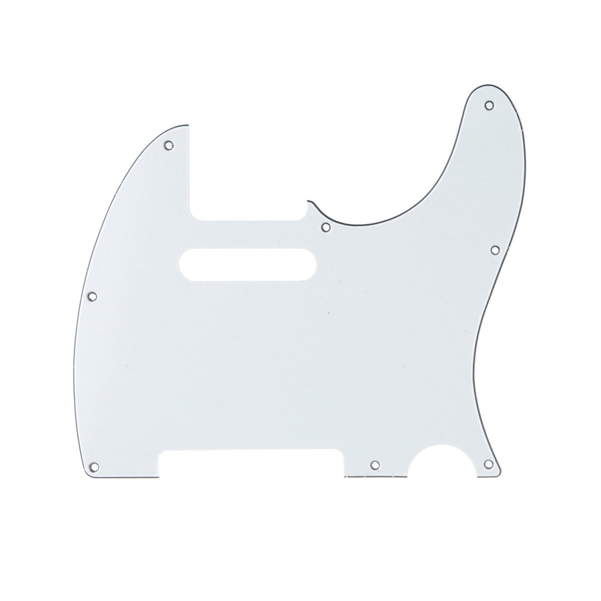 Musiclily Pro 8-Hole Guitar Tele Pickguard for JPN Made Fender Japan Telecaster, 3Ply Parchment